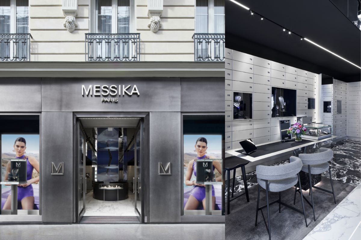 Messika, the new showcase boutique like a vault